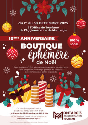 Boutique éphémère de Noël 2025
