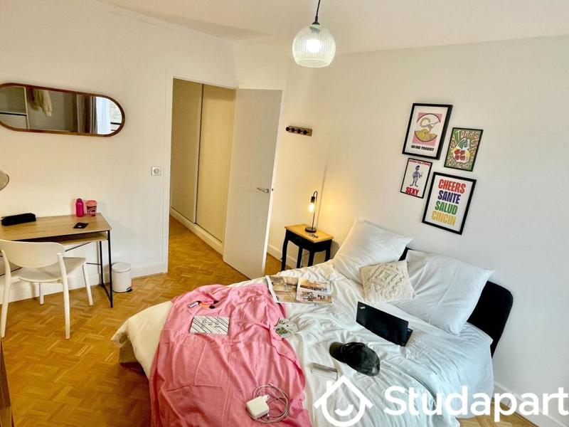 Chambre - 12 m² - 1 pièce