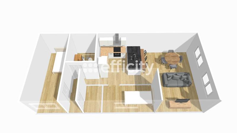 Appartement - 68 m² - 3 pièces