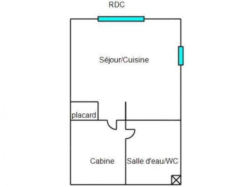 Appartement - 26 m² - 2 pièces