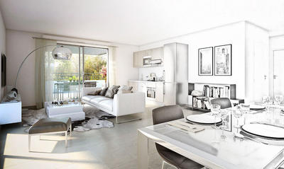 Appartement - 46 m² - 2 pièces