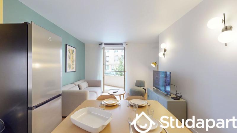 Chambre - 9 m² - 1 pièce