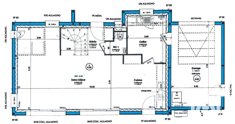 Maison - 90 m² - 6 pièces