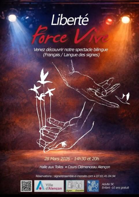 Spectacle bilingue « Liberté Force Vive »
