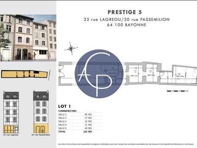 Local commercial - 115 m² - 1 pièce