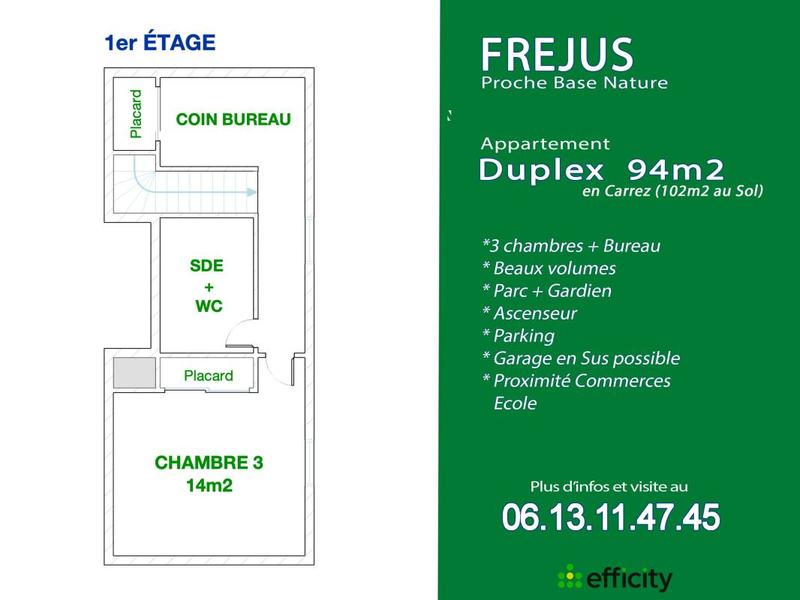 Appartement - 90 m² - 4 pièces