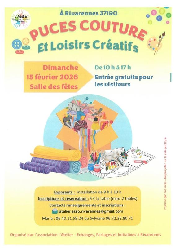 Puces Coutures &amp; Loisirs Créatifs
