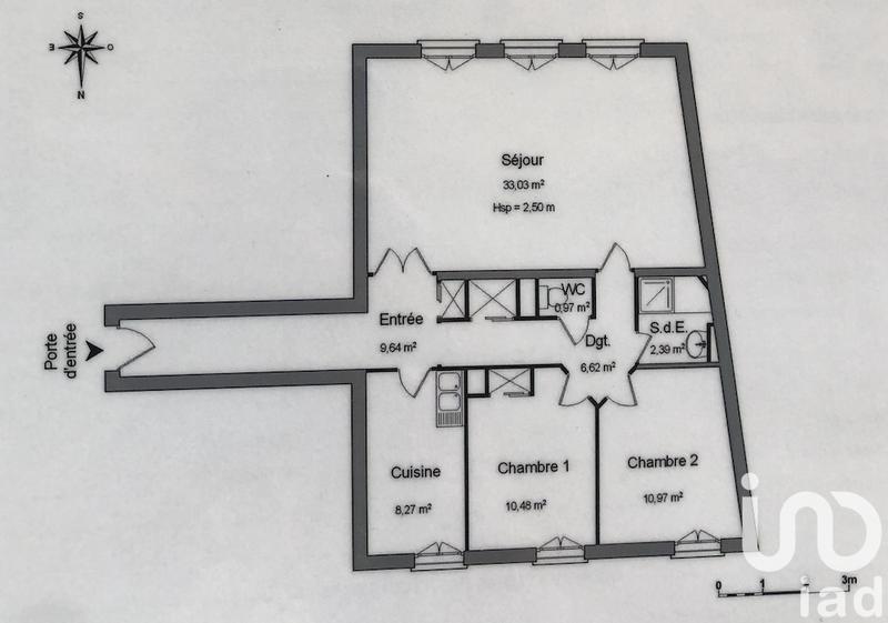 Appartement - 82 m² - 4 pièces