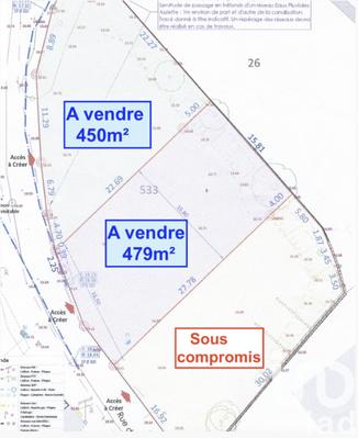 Terrain - 479 m²