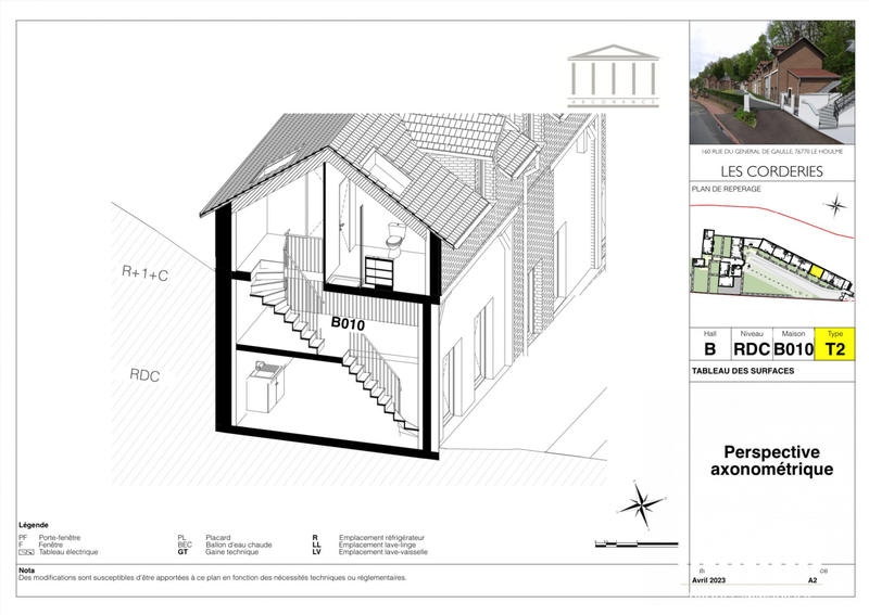 Maison - 56 m² - 2 pièces
