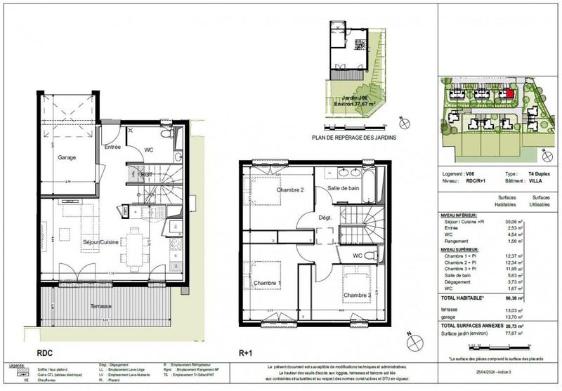 Maison traditionnelle - 86 m² - 4 pièces