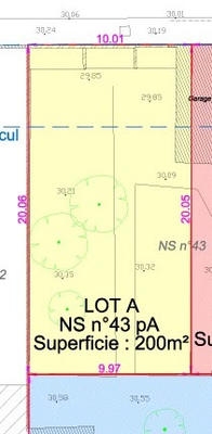 Terrain constructible - 200 m²