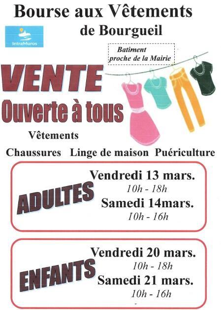 Bourse aux vêtements enfants