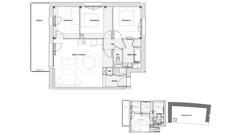 Appartement - 71 m² - 4 pièces