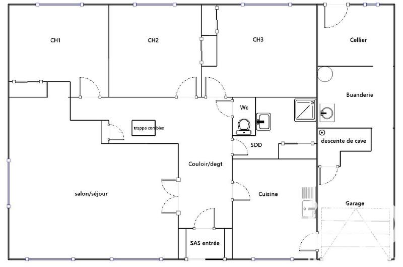 Maison - 129 m² - 5 pièces