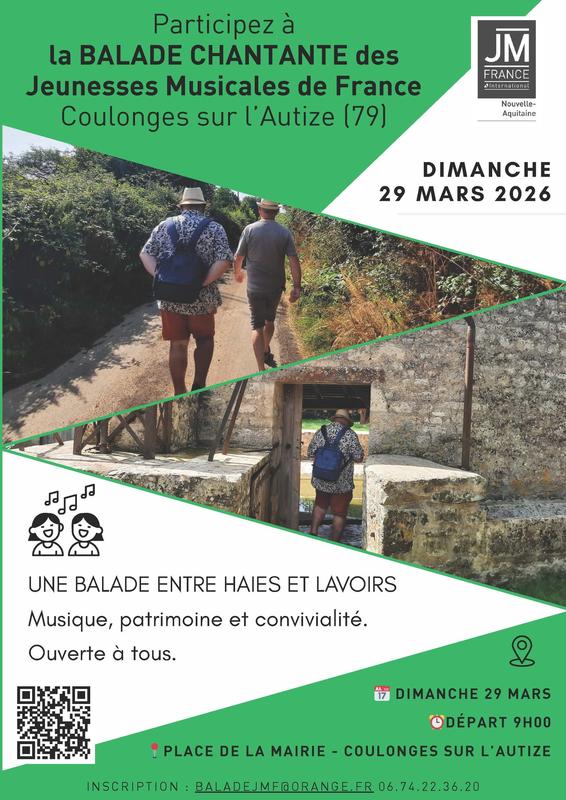Balade chantante avec les Jeunesses Musicales de France