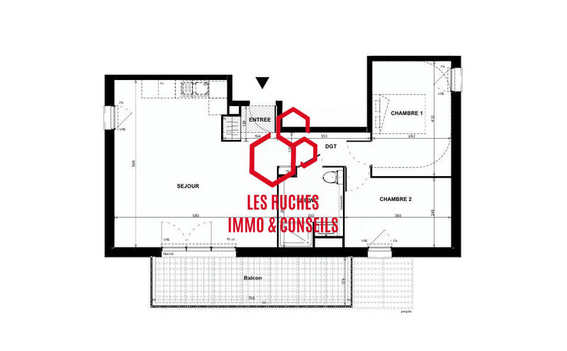 Appartement - 70 m² - 3 pièces