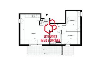 Appartement - 70 m² - 3 pièces