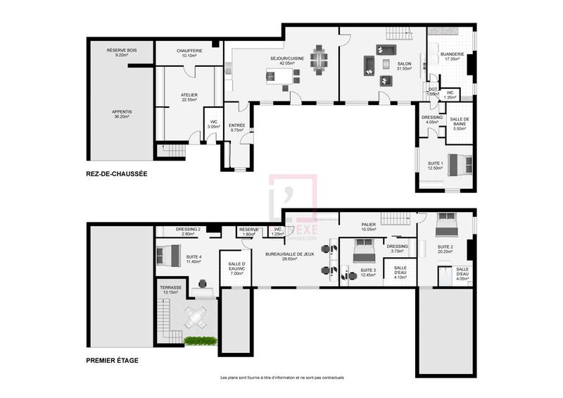 Maison ancienne - 240 m² - 6 pièces