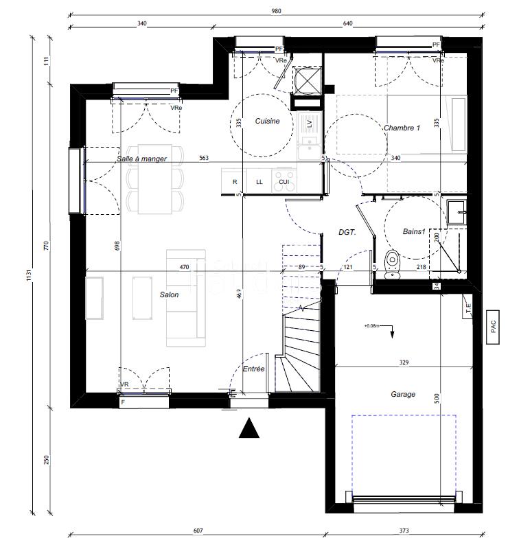 Maison - 76 m² - 4 pièces