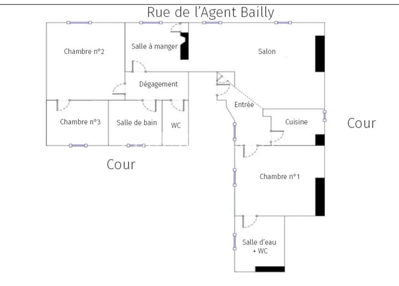 Appartement - 83 m² - 5 pièces