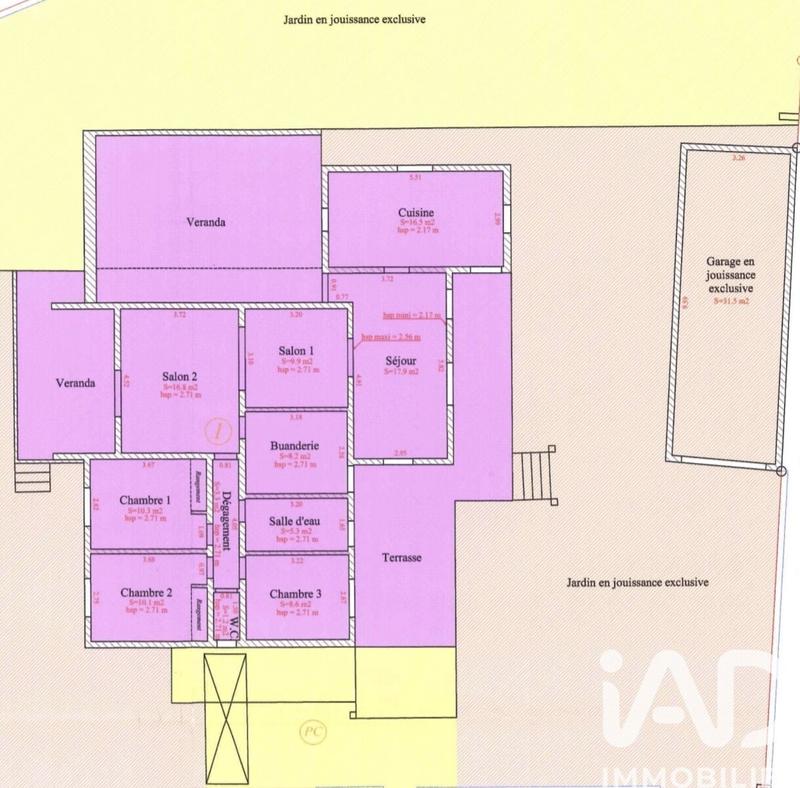 Maison - 221 m² - 16 pièces