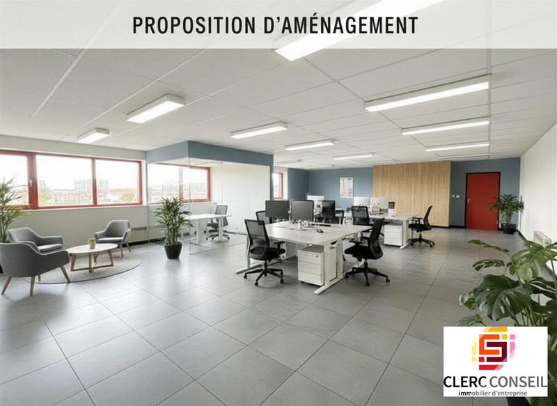 Bureau - 300 m² - 5 pièces