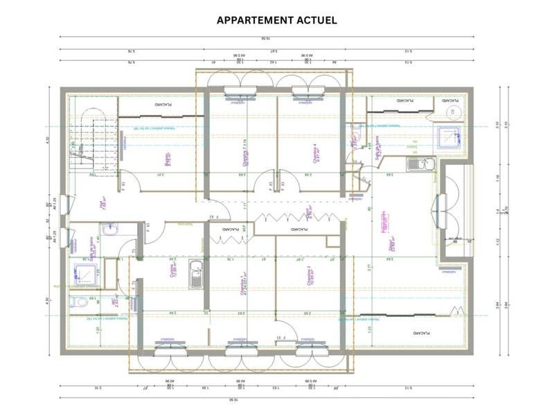 Appartement - 124 m² - 7 pièces