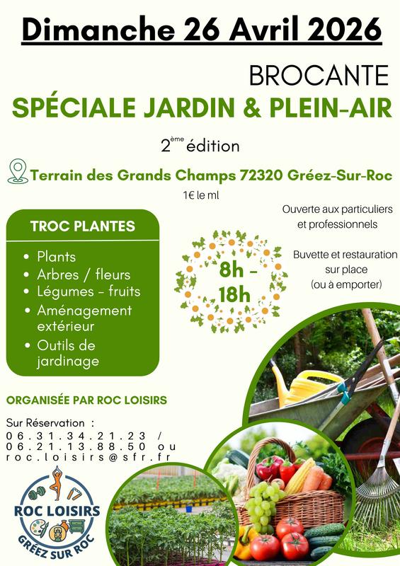Brocante spéciale jardin &amp; plein-air