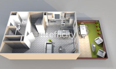 Maison - 77 m² - 4 pièces