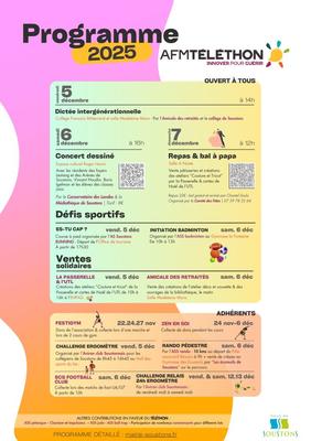 Vente solidaire - Téléthon