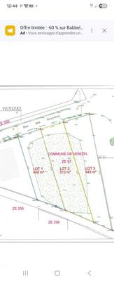 Terrain constructible - 1 464 m²