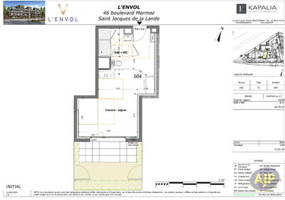 Appartement - 31 m² - 1 pièce