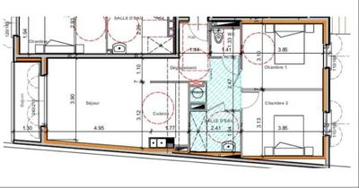 Appartement - 68 m² - 3 pièces