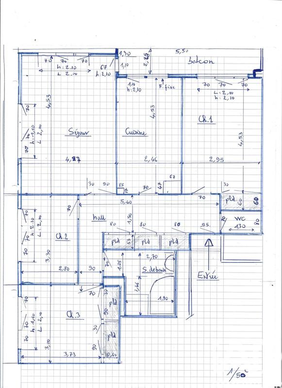 Appartement - 80 m² - 4 pièces