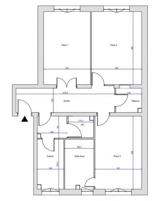 Appartement - 82 m² - 3 pièces