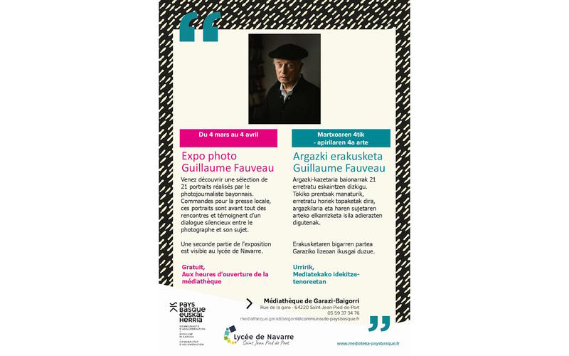 Exposition photo Guillaume Fauveau