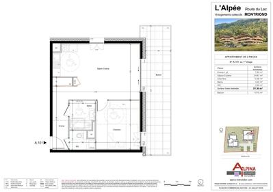 Appartement - 51 m² - 2 pièces