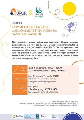 Soirée conférence avec Urqr à Felzins