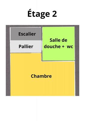 Appartement - 50 m² - 2 pièces