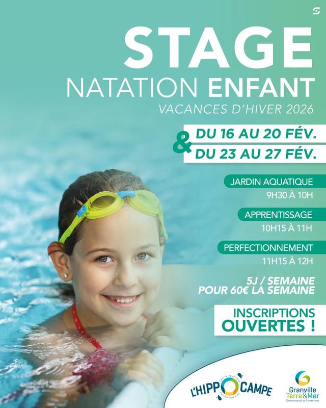 Stage natation enfant