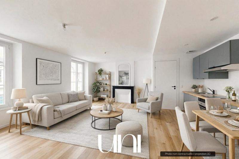 Appartement - 51 m² - 2 pièces