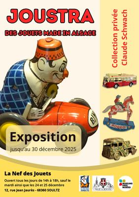 Visite commentée de l'exposition &quot;Joustra, des jouets made in Alsace&quot;