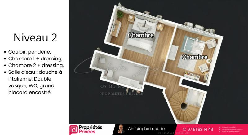 Appartement - 70 m² - 3 pièces