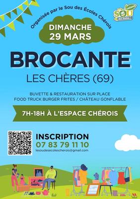 30ème brocante du sou des écoles chérois