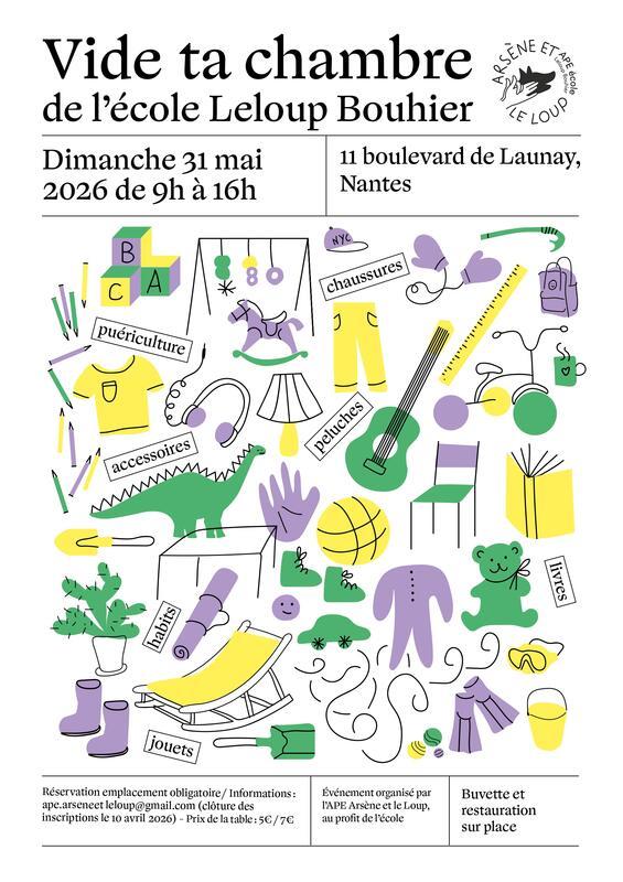 Vide ta chambre - ecole leloup bouhier