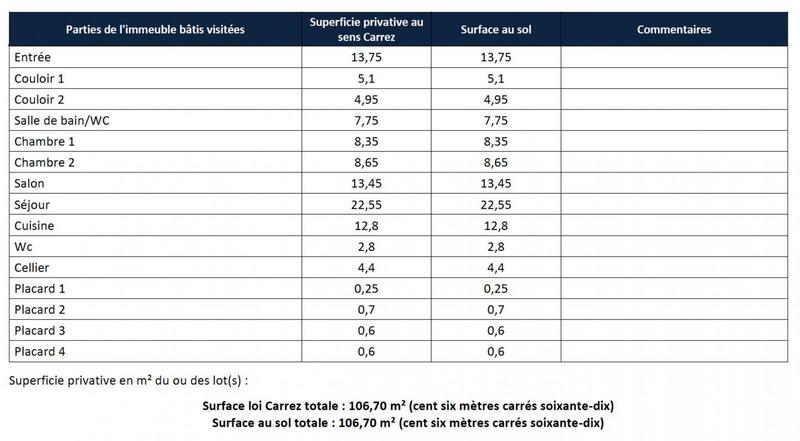 Appartement - 106 m² - 5 pièces