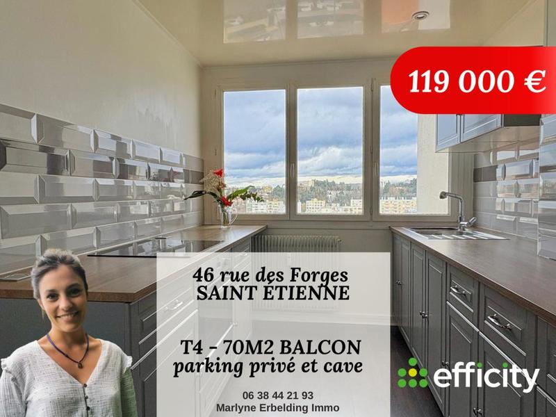 Appartement - 70 m² - 4 pièces