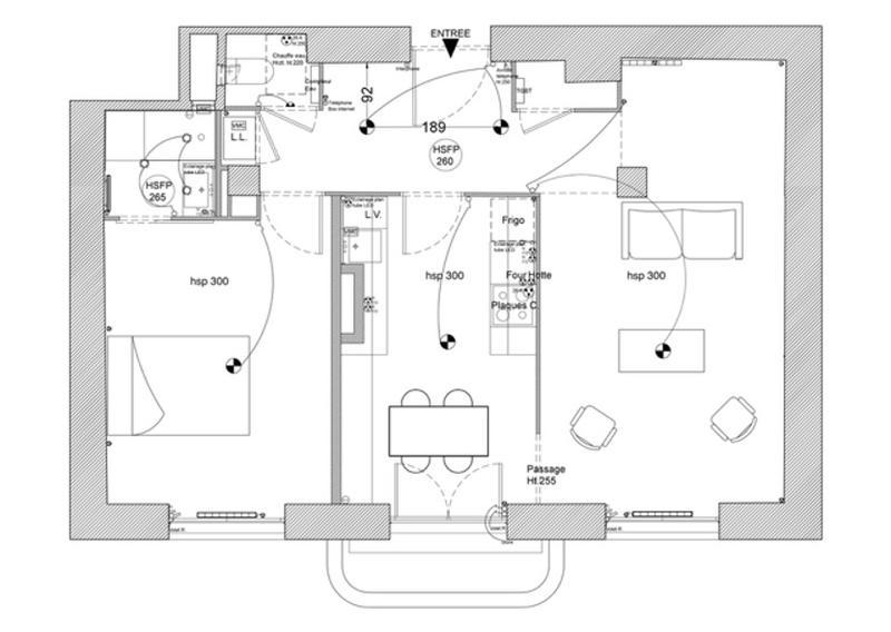 Appartement - 56 m² - 2 pièces