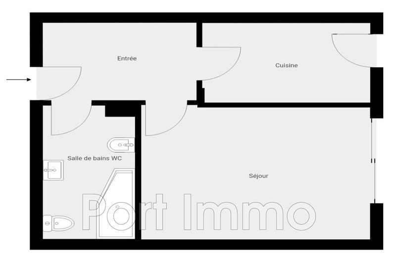 Appartement - 32 m² - 1 pièce